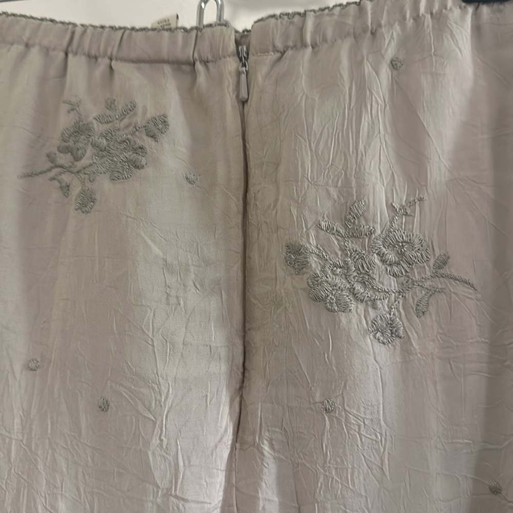 J. Jill Vintage Eucalyptus Skirt, Gray, Medium - Picture 5 of 7